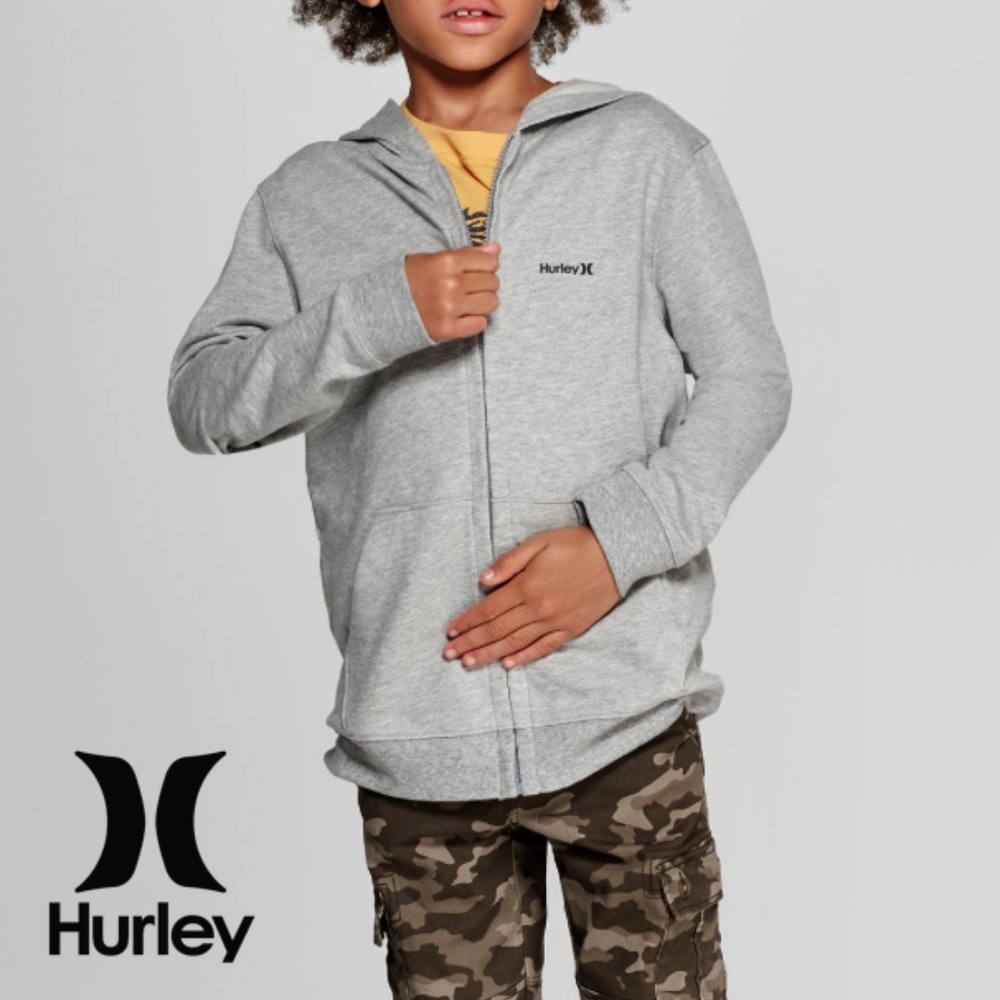 Hurley ONE & ONLY Full-Zip Fleece Hoodie Jacket Medium